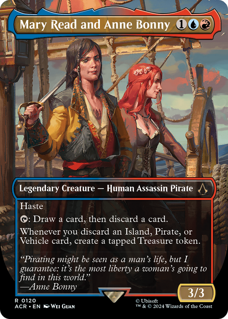 Mary Read and Anne Bonny (Borderless) (ACR-120) - Assassin's Creed (Borderless)