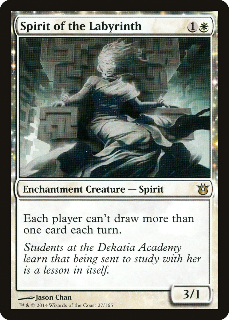 Spirit of the Labyrinth (BNG-027) - Born of the Gods: (enchantment) Foil