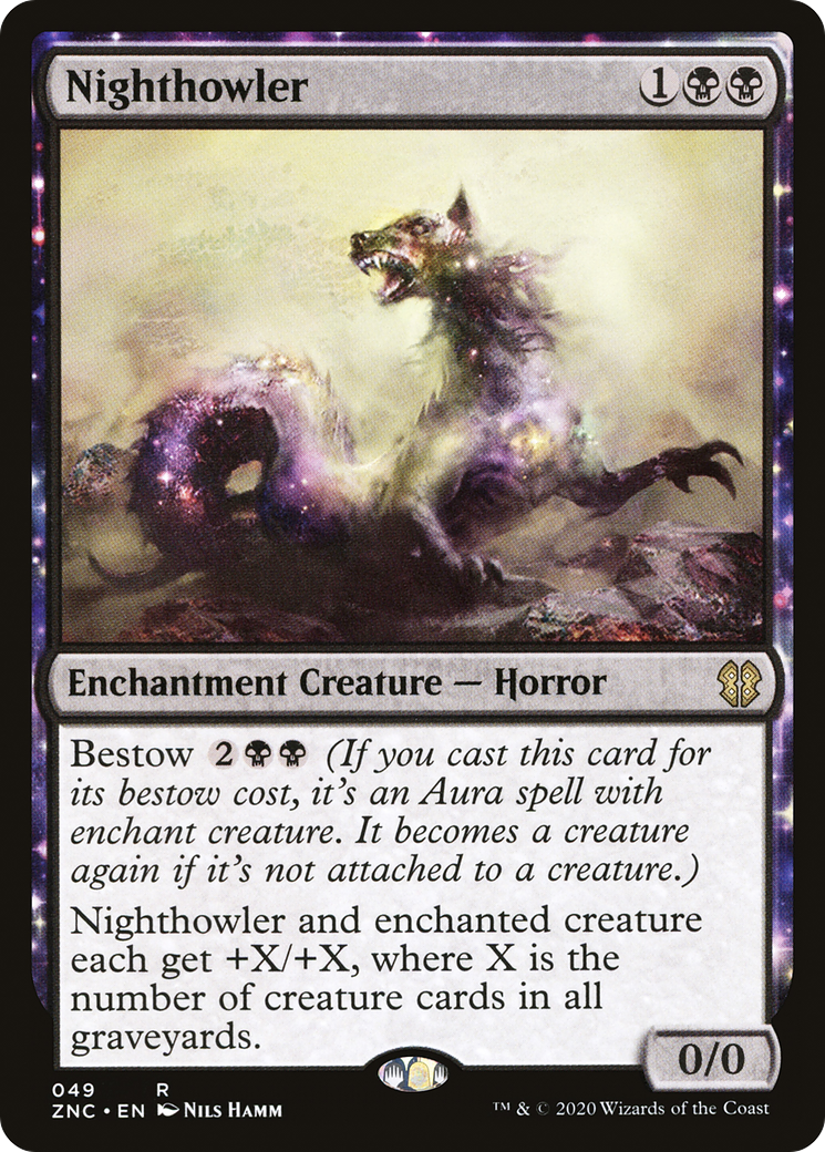 Hurleur de la Nuit (ZNC-049) - Commandant de Zendikar Rising : (enchantement) 