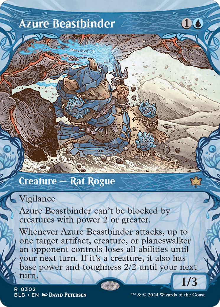 Azure Beastbinder (BLB-302) - Bloomburrow : (Vitrine) 