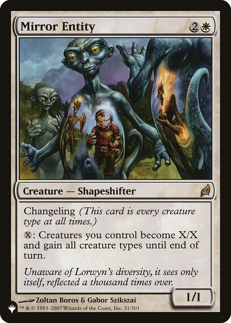 Mirror Entity (LRW) (LIST-LRW-31) - The List