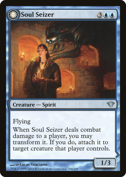 Soul Seizer // Ghastly Haunting (DKA-050) - Dark Ascension : (Transformation double face) Foil 