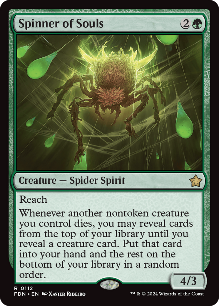 Spinner of Souls (FDN-112) - Fondations Foil 