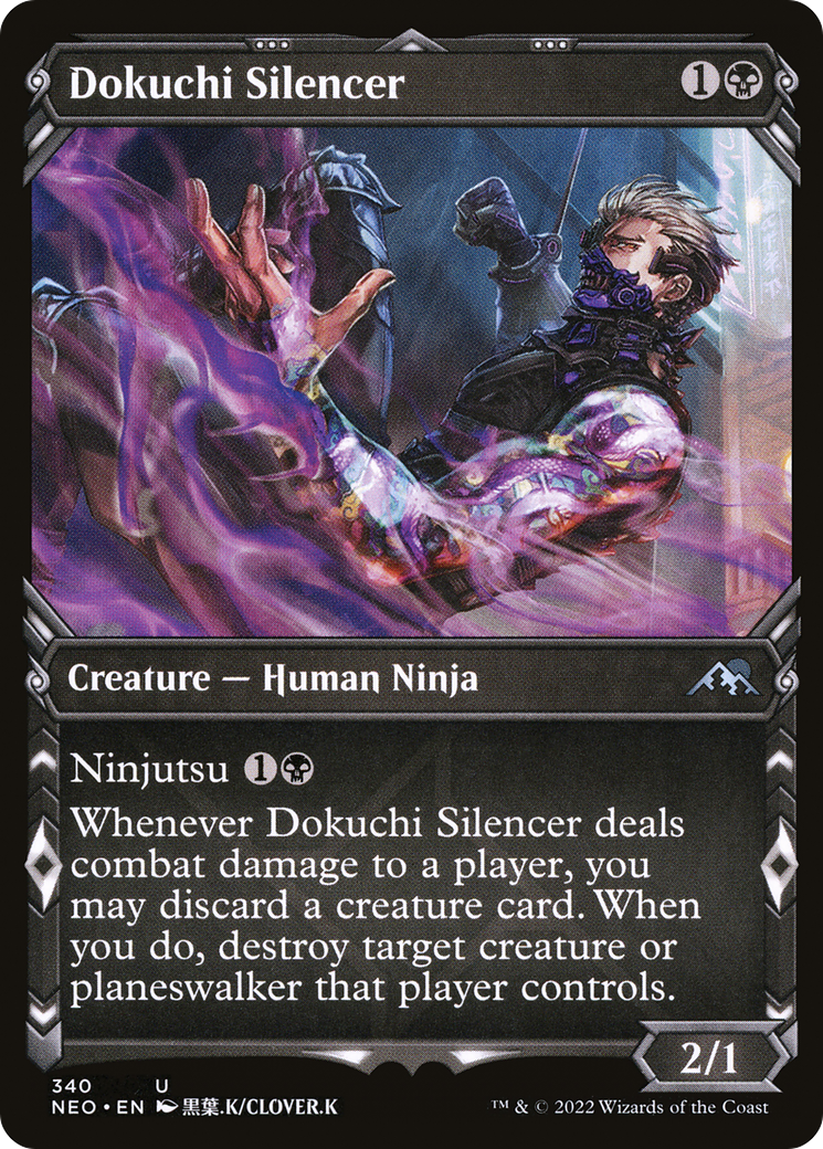 Silencieux Dokuchi (NEO-340) - Kamigawa : Neon Dynasty : (Vitrine) 