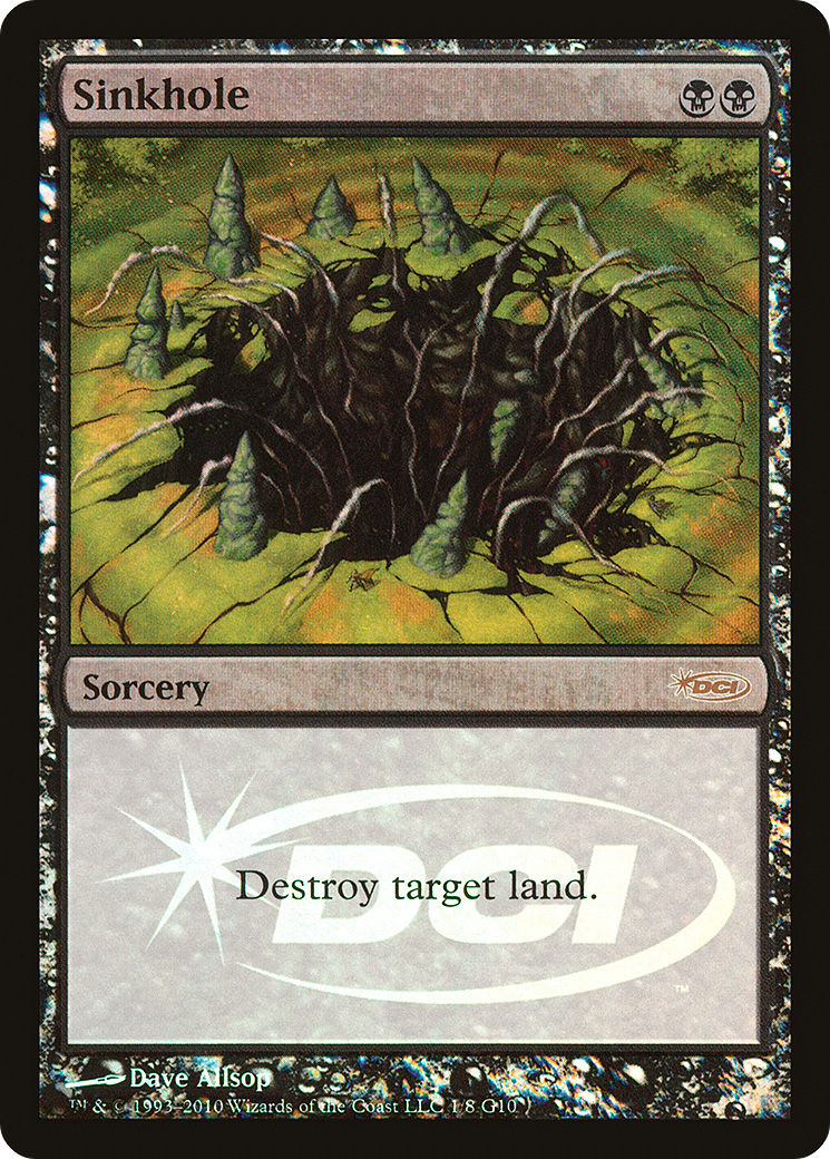 Sinkhole (JDG-001) - Judge Gift Cards 2010 Foil