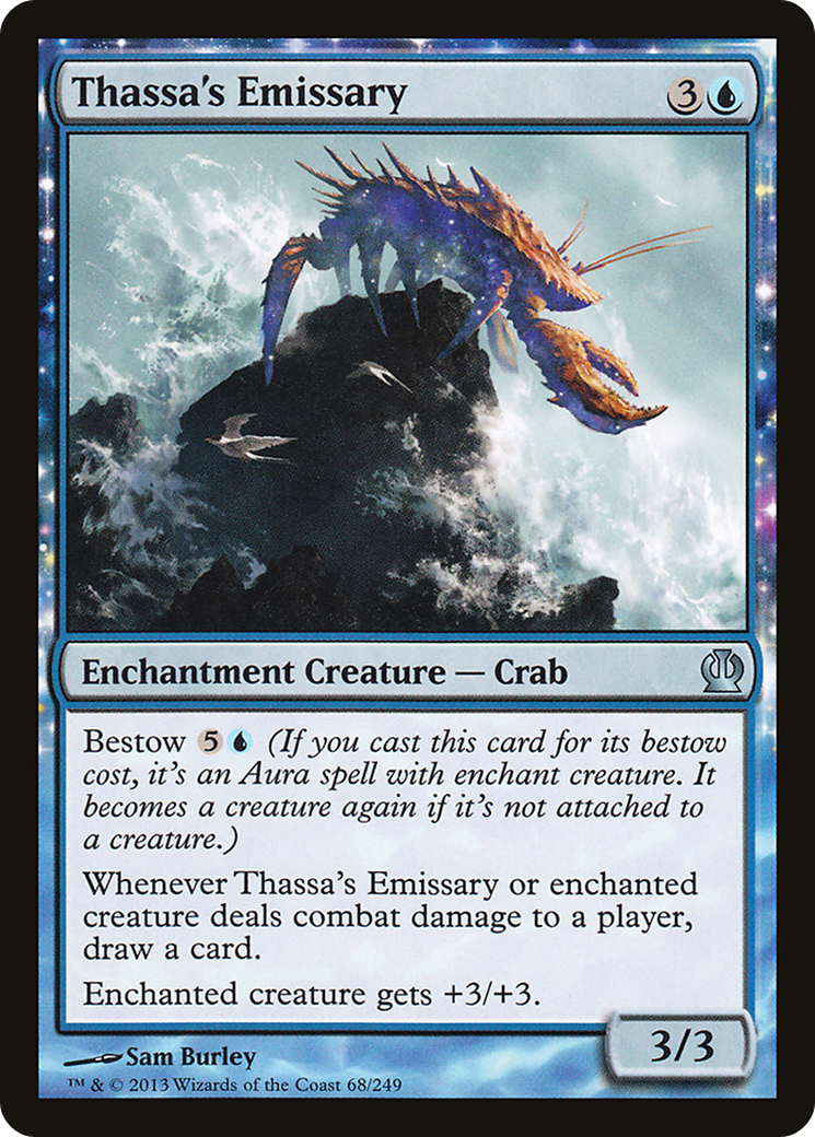 Émissaire de Thassa (THS-068) - Theros : (enchantement) Foil