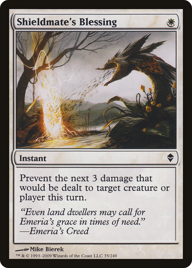 Shieldmate's Blessing (ZEN-035) - Zendikar Foil