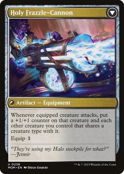 Invasion de New Capenna // Holy Frazzle-Cannon (MOM-238) - March of the Machine Foil 