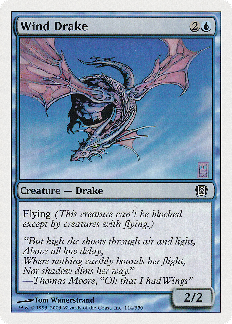 Wind Drake (8ED-114) - Huitième édition