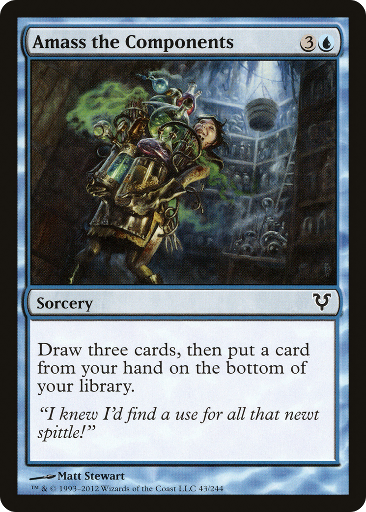 Récupérez les composants (AVR-043) - Feuille restaurée Avacyn 