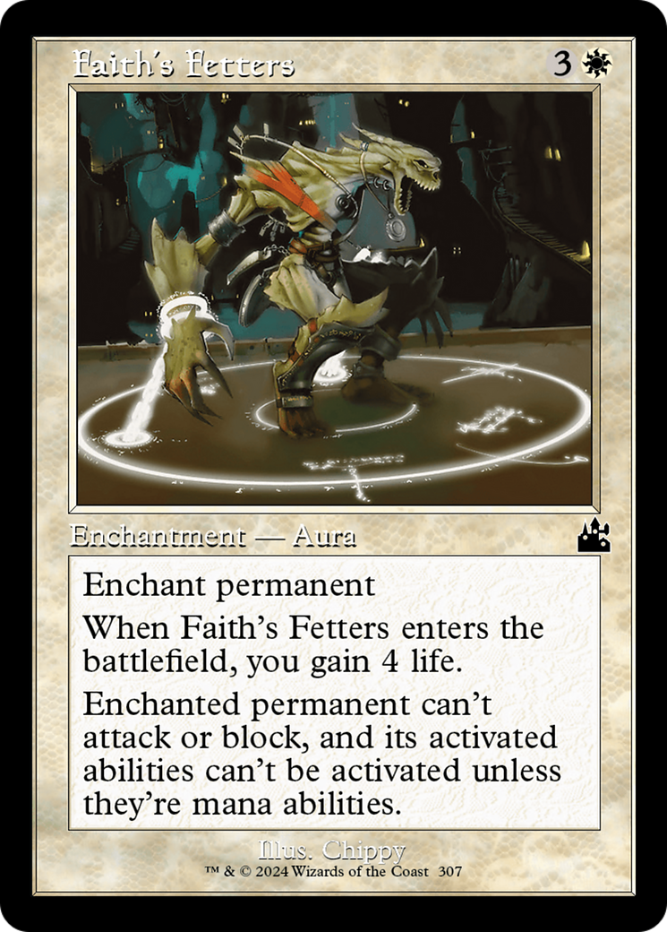 Faith's Fetters (Retro Frame) (RVR-307) - Ravnica Remastered