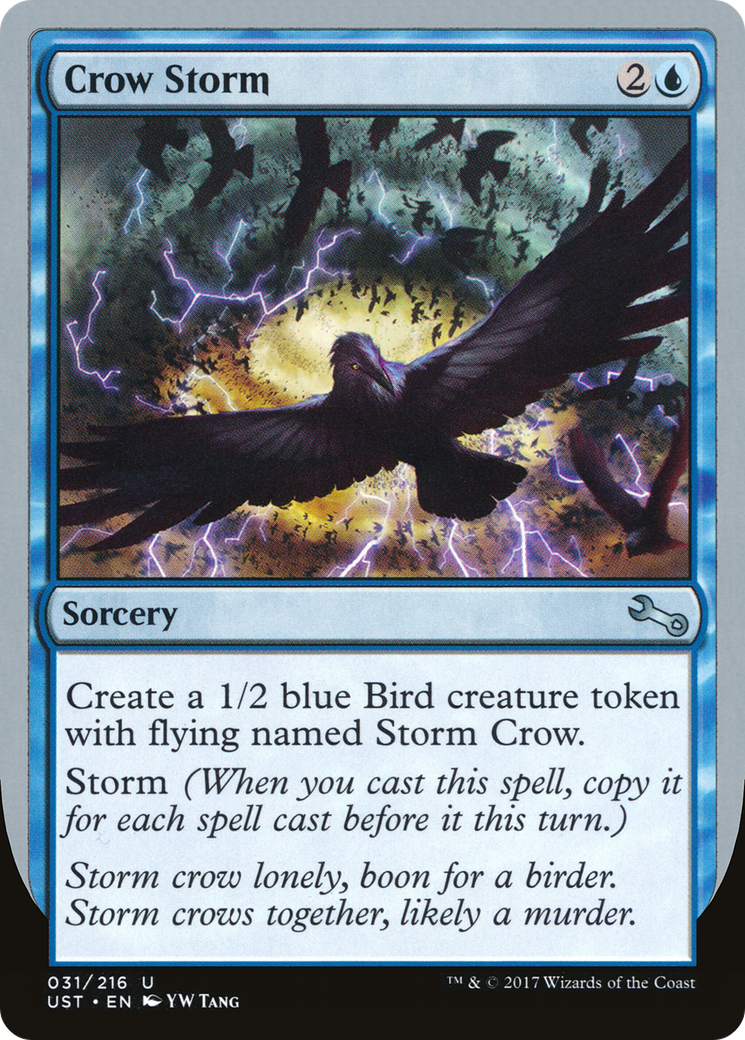 Crow Storm (UST-031) - Feuille instable 