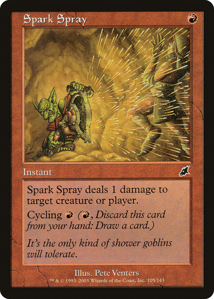 Spark Spray (SCG-105) - Scourge Foil
