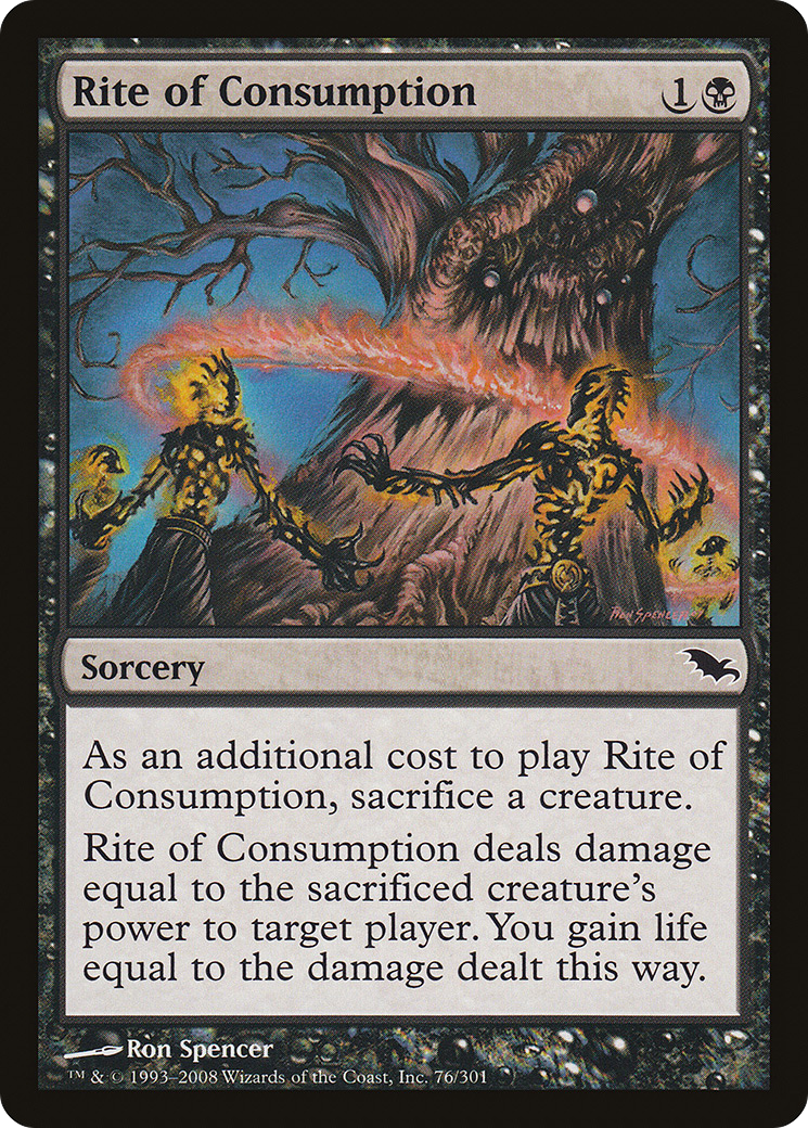 Rite de consommation (SHM-076) - Feuille Shadowmoor