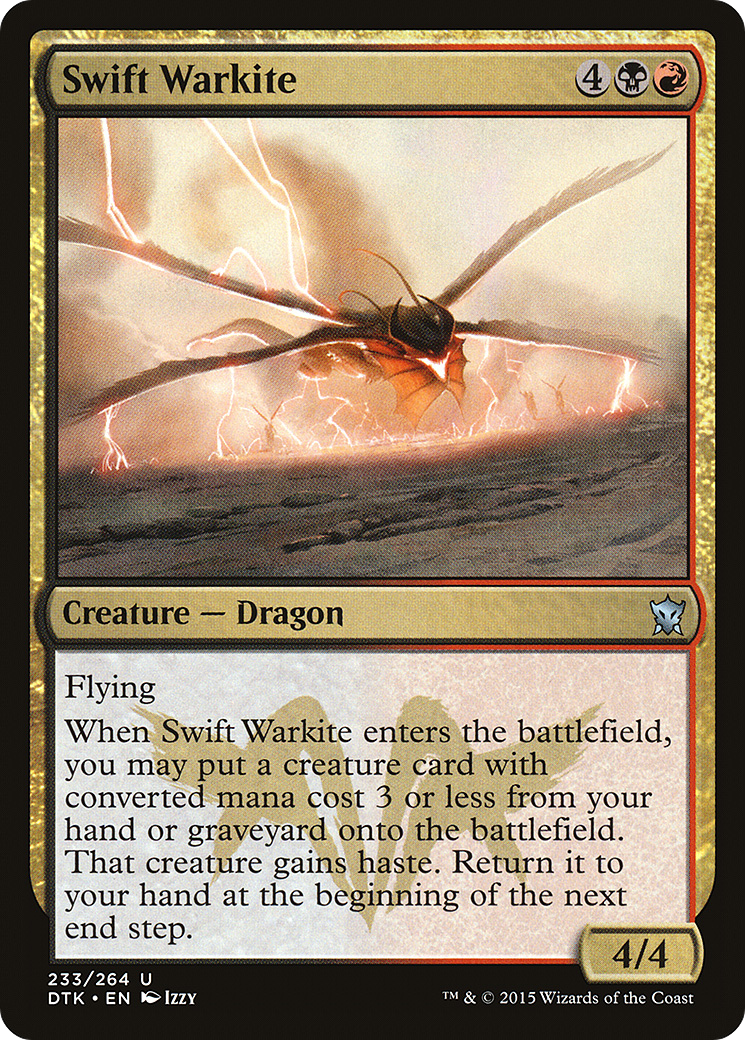 Swift Warkite (DTK-233) - Dragons de Tarkir Foil 