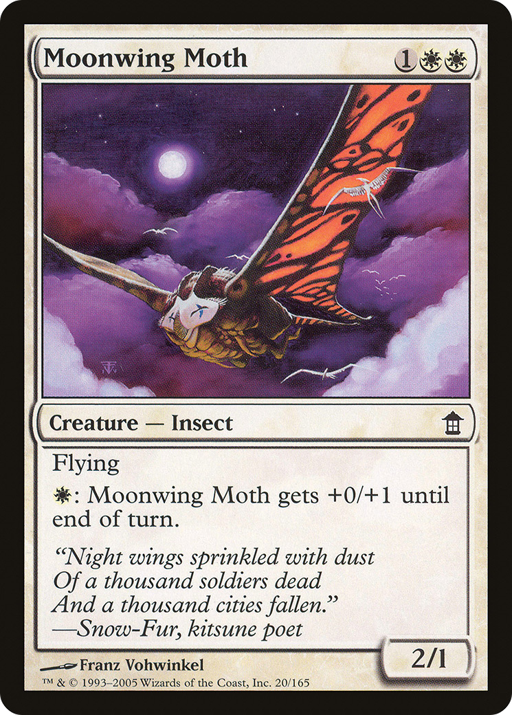 Moonwing Moth (SOK-020) - Saviors of Kamigawa