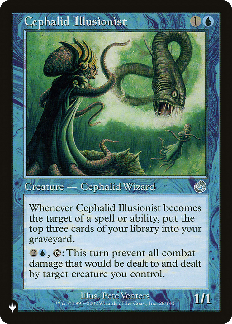 Cephalid Illusionist (LIST-28/143) - The List