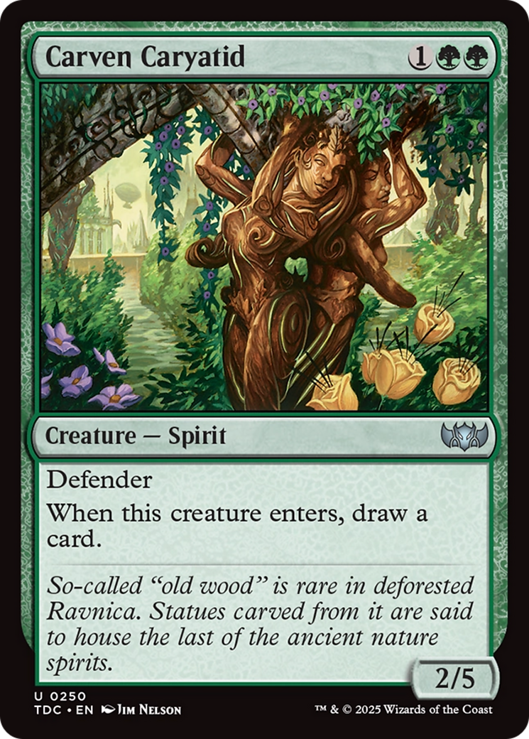 Caryatide Carven (TDC-250) - Commandant : Tarkir : Tempête de dragons 