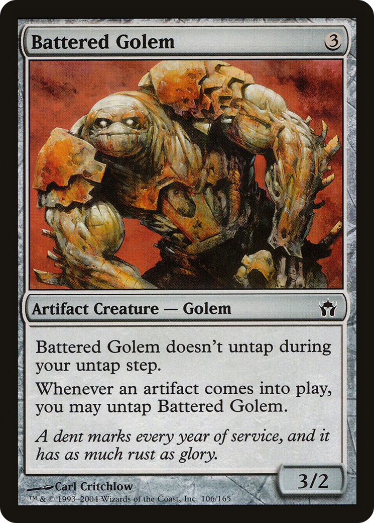 Battered Golem (5DN-106) - Fifth Dawn