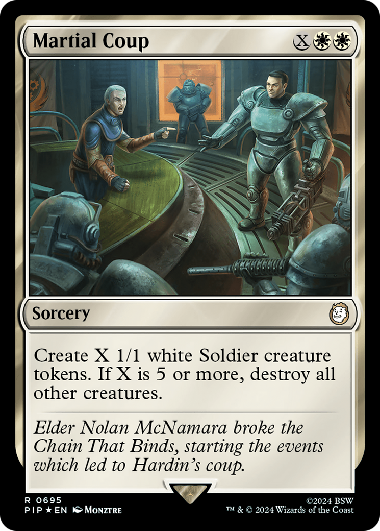 Martial Coup (Surge Foil) (PIP-695) - Fallout Foil