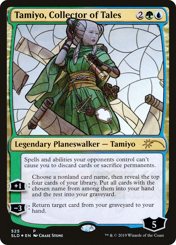 Tamiyo, collectionneuse de contes (SLD-525) - Feuille de butin Secret Lair