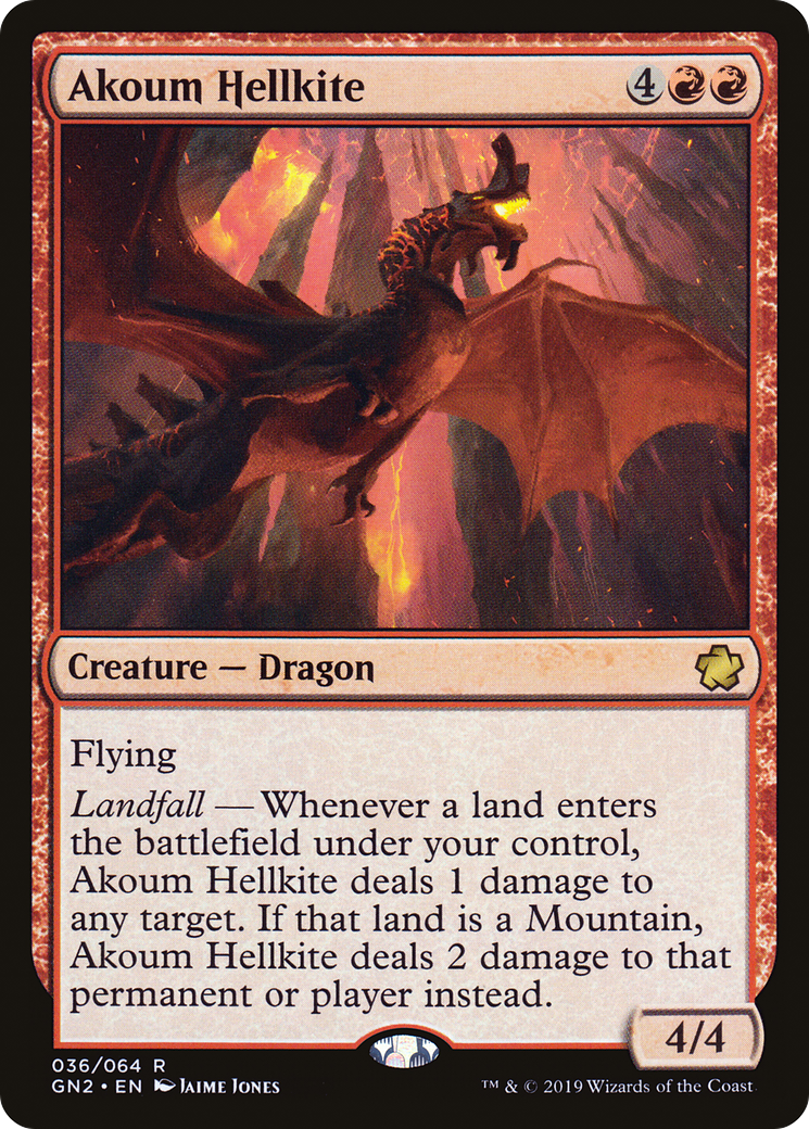 Akoum Hellkite (GN2-036) - Soirée jeux 2019