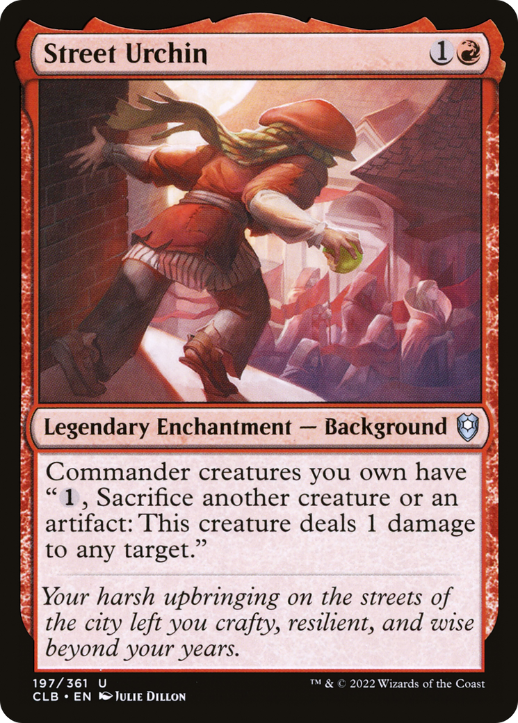 Street Urchin (CLB-197) - Commander Legends: Battle for Baldur's Gate Foil