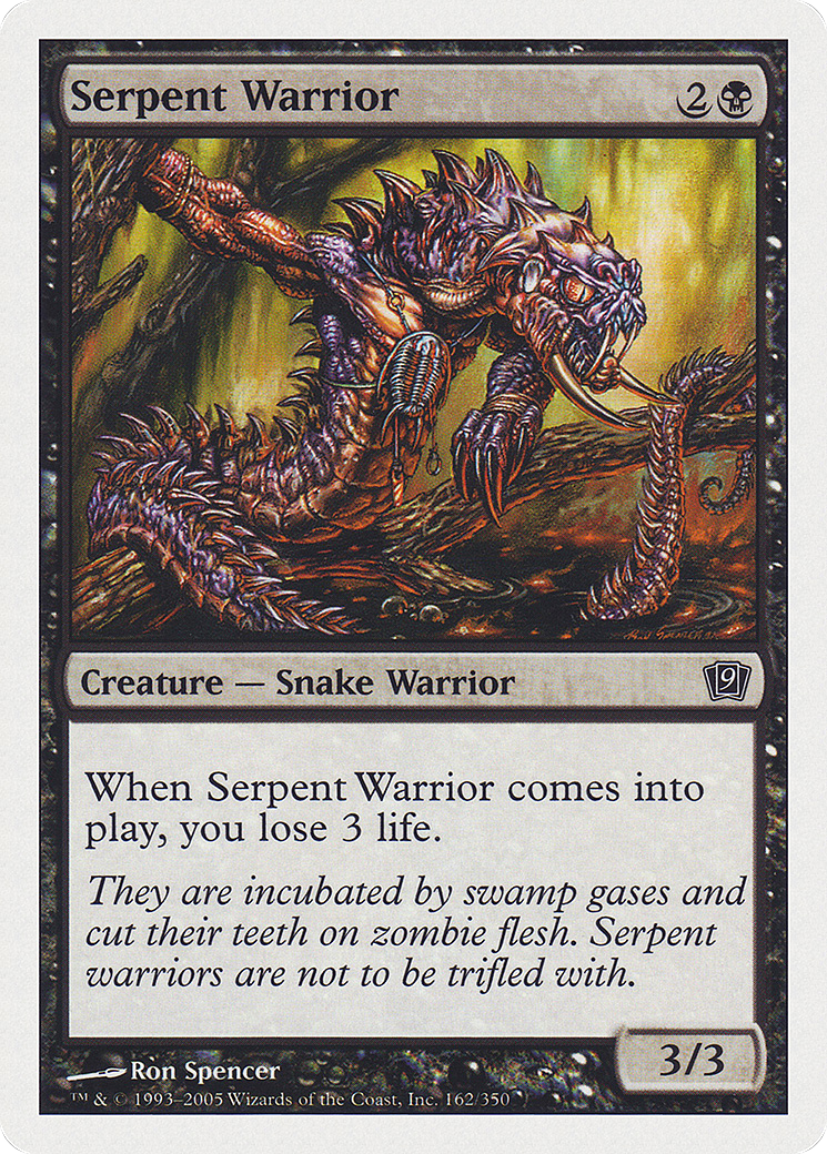 Serpent Warrior (9ED-162) - Ninth Edition