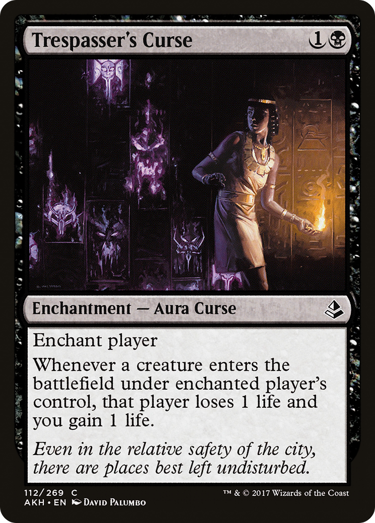 Malédiction de l'intrus (AKH-112) - Feuille d'Amonkhet