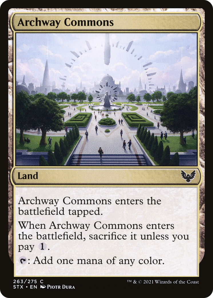 Archway Commons (STX-263) - Strixhaven: School of Mages Foil