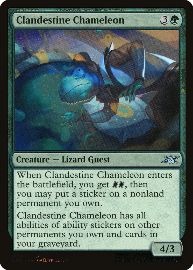 Caméléon clandestin (UNF-420) - Unfinity Foil