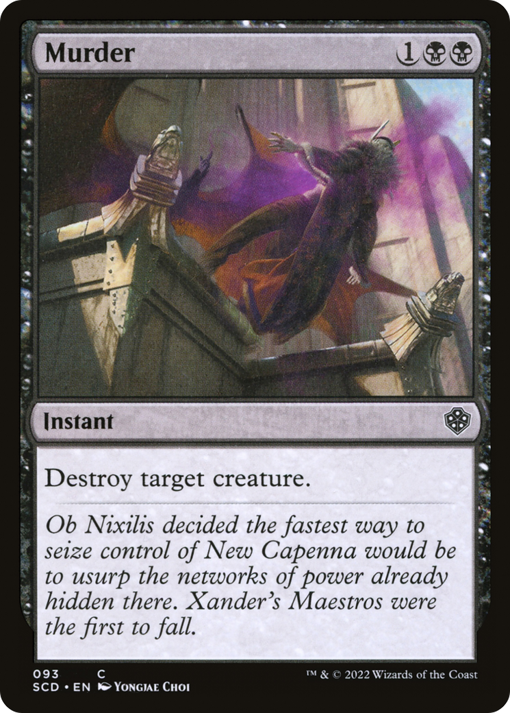Murder (SCD-093) - Starter Commander Decks