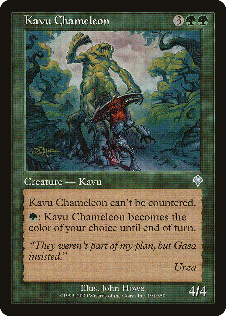 Kavu Chameleon (INV-191) - Invasion Foil 