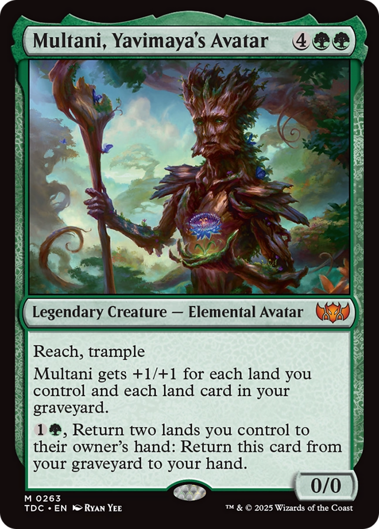 Multani, Avatar de Yavimaya (TDC-263) - Commandant : Tarkir : Tempête de dragons 