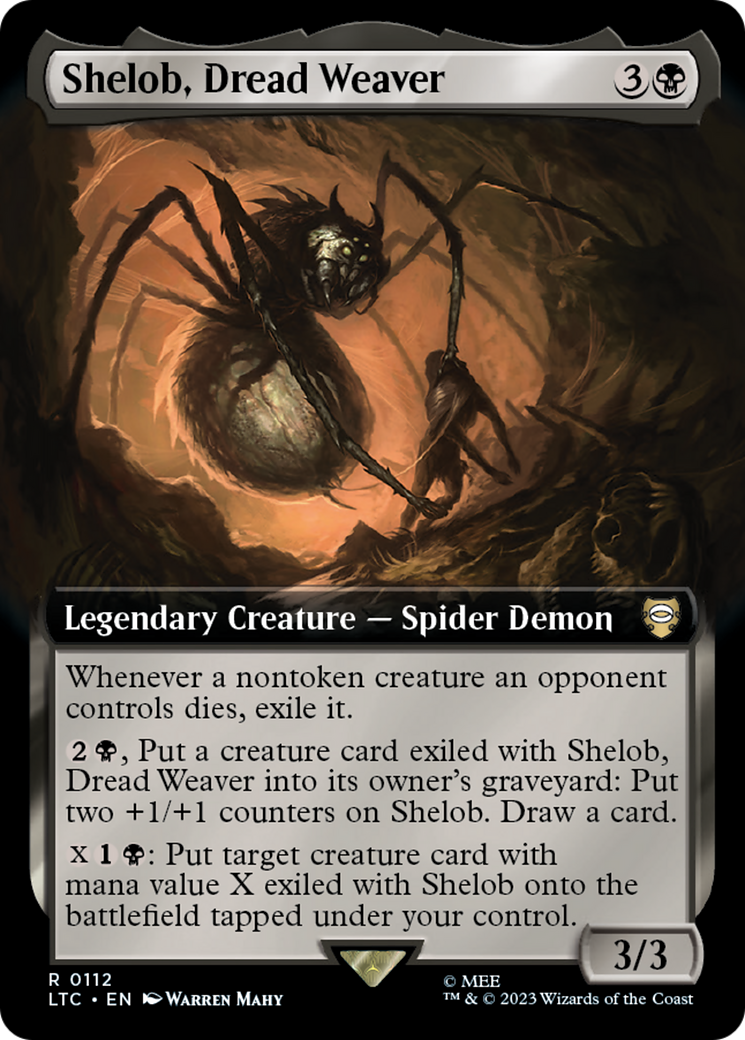 Shelob, Dread Weaver (Extended Art) (LTC-112) - Tales of Middle-earth Commander: (Extended Art)