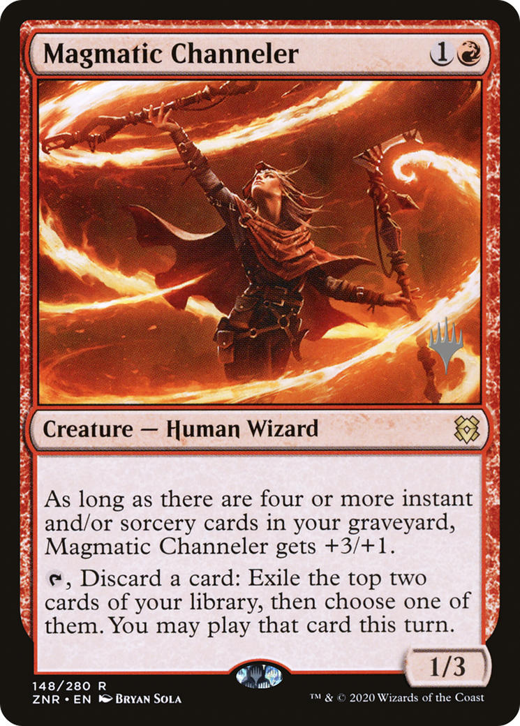 Canalisateur Magmatique (PZNR-148P) - Foil Promos Zendikar Rising