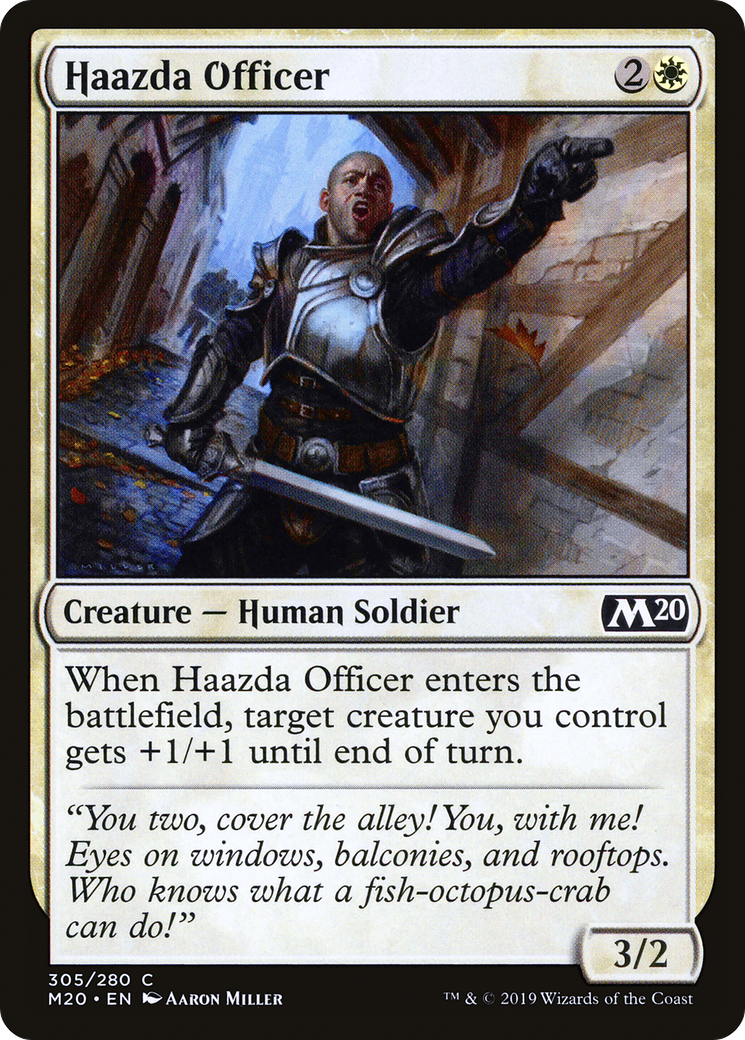 Haazda Officer (M20-305) - Core Set 2020