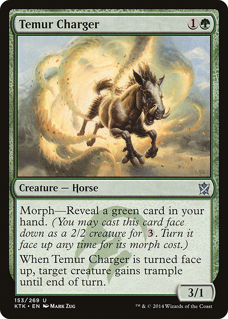 Temur Charger (KTK-153) - Feuille d'aluminium des Khans de Tarkir 