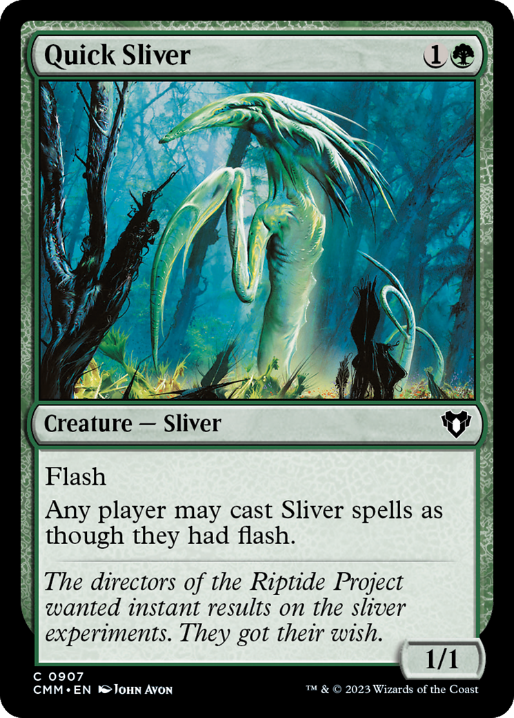 Quick Sliver (CMM-907) - Commander Masters 