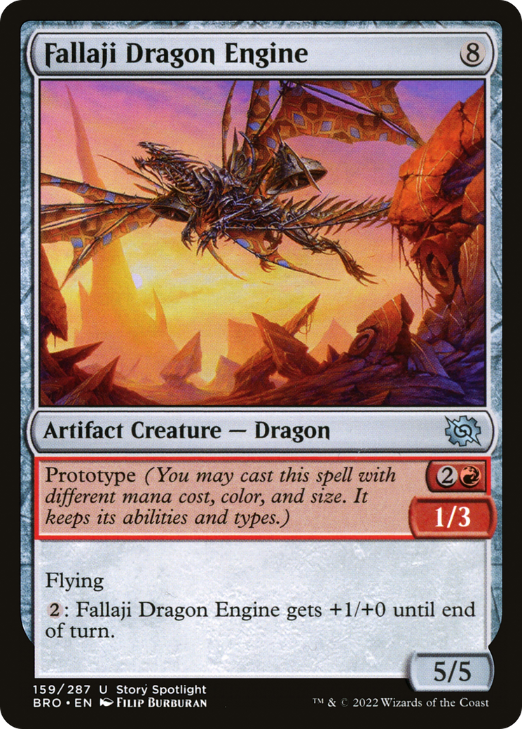Fallaji Dragon Engine (BRO-159) - The Brothers' War Foil