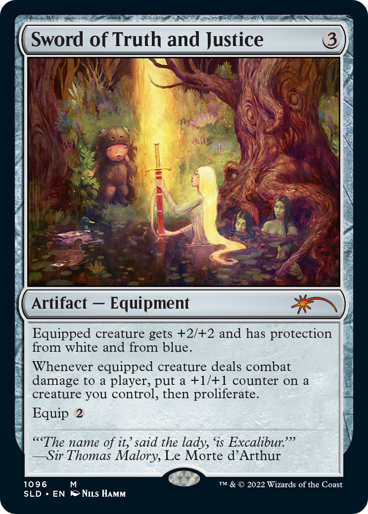 Sword of Truth and Justice (SLD-1096) - Secret Lair Drop Foil