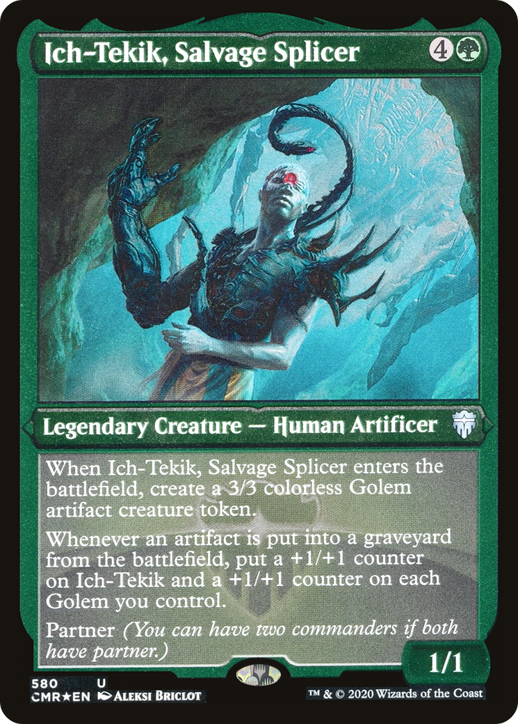Ich-Tekik, Épisseur de récupération (CMR-580) - Commander Legends Etched Foil 