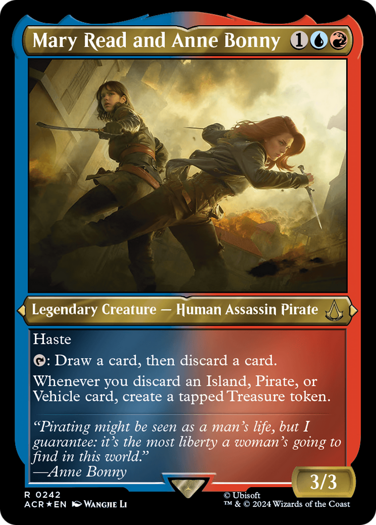 Mary Read and Anne Bonny (ACR-242) - Assassin's Creed Etched Foil