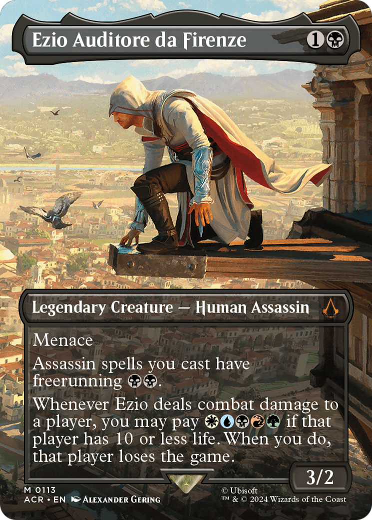 Ezio Auditore da Firenze (ACR-113) - Feuille d'Assassin's Creed (sans bordure) 