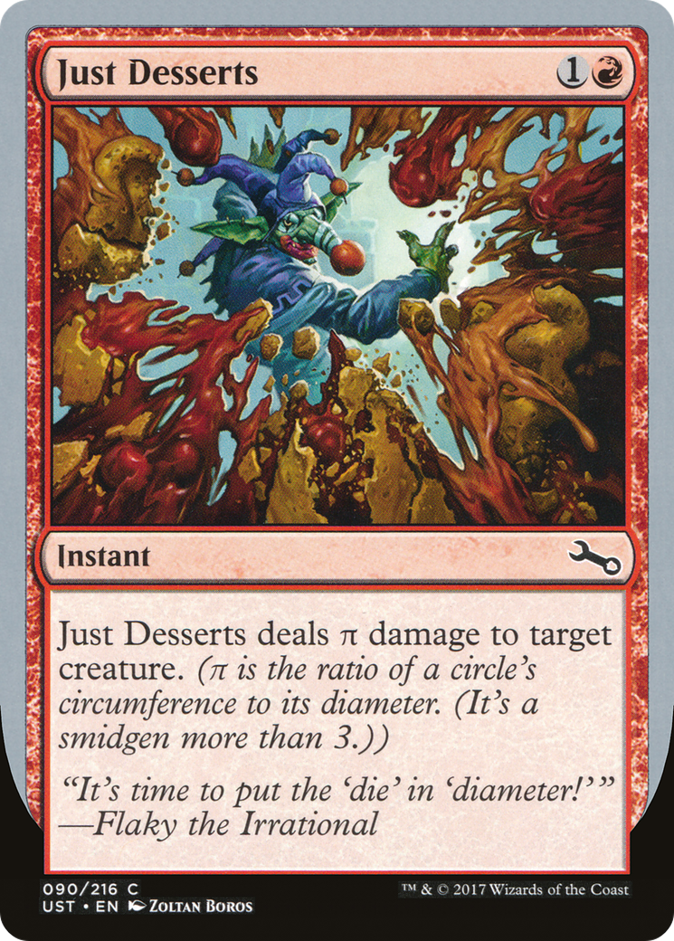 Just Desserts (UST-090) - Feuille instable 