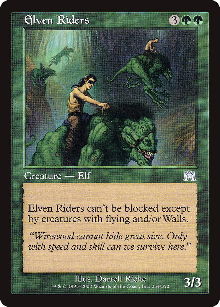 Cavaliers elfiques (ONS-254) - Onslaught Foil