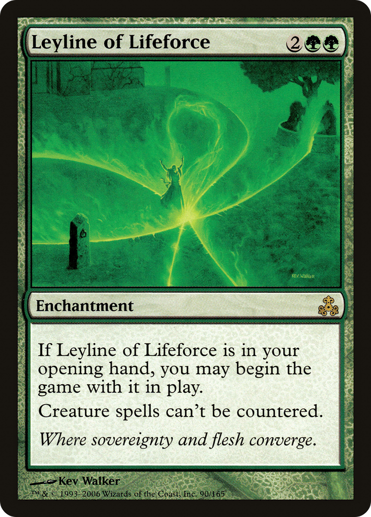 Ligne tellurique de force vitale (GPT-090) - Feuille du Pacte des Guildes 