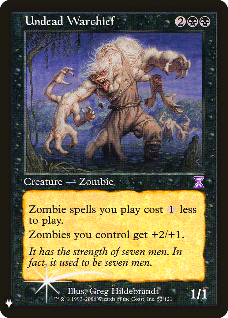 Chef de guerre mort-vivant (PLST-TSB-52) - La liste Foil 