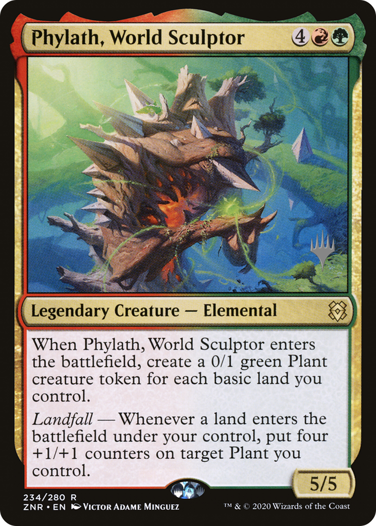 Phylath, World Sculptor (PPZNR-234) - Zendikar Rising Promos