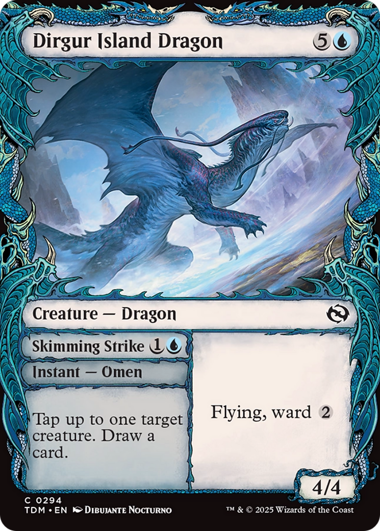 Dragon de l'île de Dirgur (Vitrine) (TDM-294) - Tarkir : Tempête de dragons 